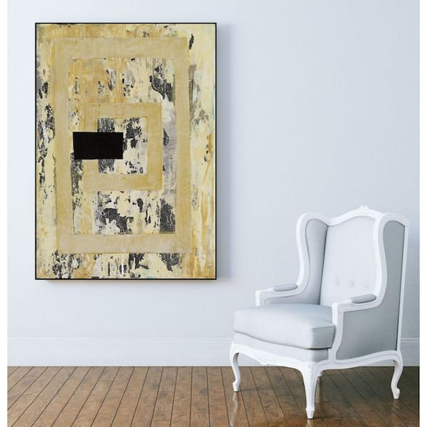 Unbranded 30 in. x 40 in. "Nickels & Dimes III" by Natalie Avondet Framed Wall Art