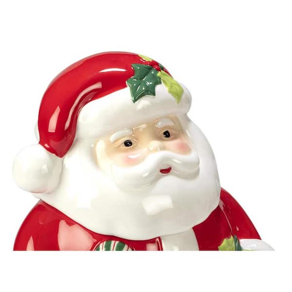 Certified International Holiday Magic Santa 7 in. Earthenware 3-D