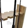 Rush Creek Creations Driftwood 16-Rod Double Sided Rack 