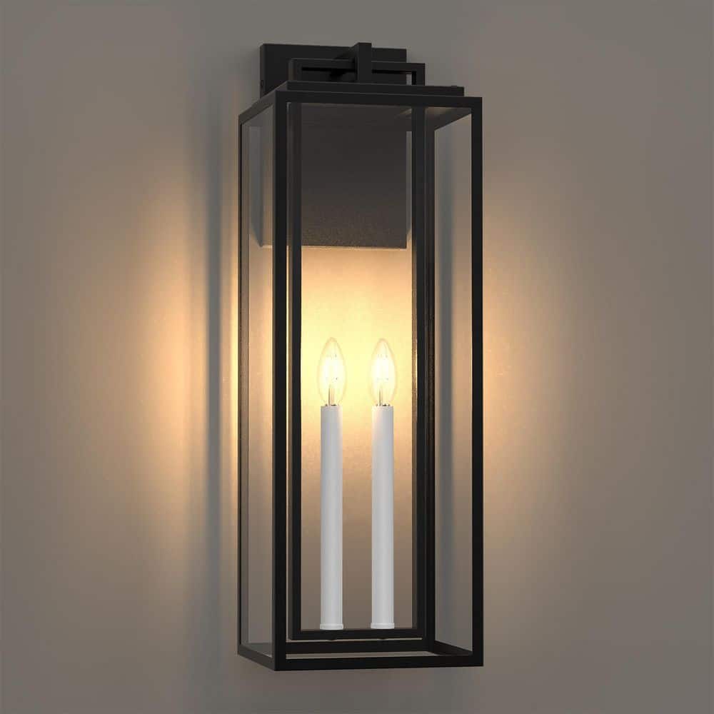 Hawaii 26 in. 2-Light Modern Outdoor Exterior Garage Front Porch Wall Lights Sconces Lighting Fixtures price history on PriceWatchPro