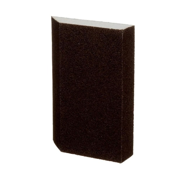 3M 2-7/8 in. x 4-7/8 in. 100, 180 Fine/Medium All-Purpose Sanding Sponge