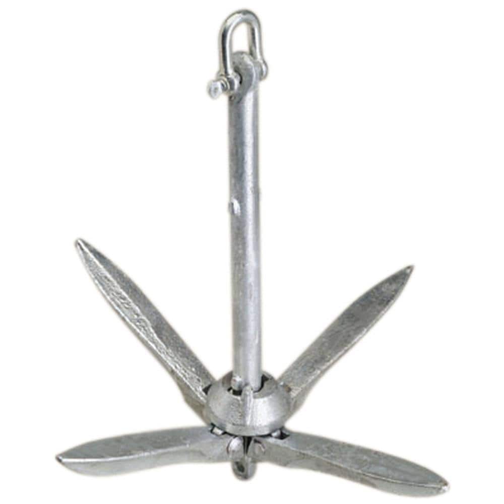 UPC 022697000033 product image for Attwood Grapnel Folding Anchor - Galvanized, 5 lbs. | upcitemdb.com