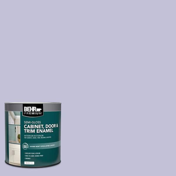 BEHR PREMIUM 1 qt. #M550-3 Foxglove Semi-Gloss Enamel Interior/Exterior Cabinet, Door & Trim Paint