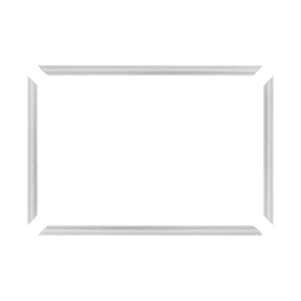 Trim Fast 5/8 in. D x 24 in. W x 36 in. L Unfinished Polystyrene, Pre-Mitered, Wall Panel Moulding Frame, Peel and Stick