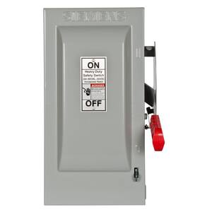 Heavy Duty 30 Amp 600-Volt 3-Pole Indoor Fusible Safety Switch