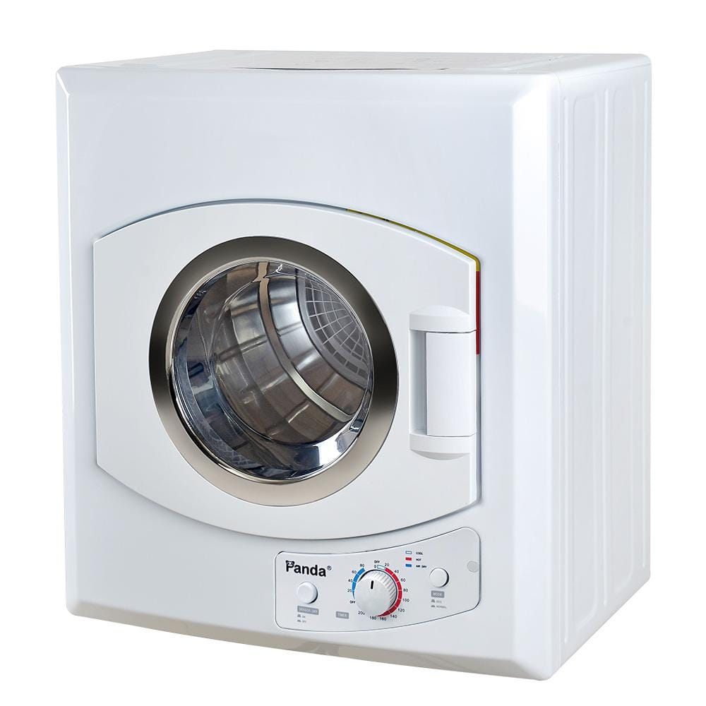 2.65 Cu.Ft Portable Dryer for Clothes White Compact Tumble Laundry Dryer with Stainless Steel Tub Easy Control Touchscreen Control for Variety Drying Mode YAKEY 1400W Compact Laundry Dryer