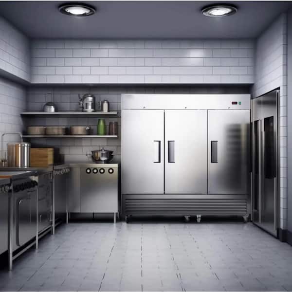 3ドア冷凍庫 Cooler Depot 81 in. W 72 cu. ft. NSF Auto / Cycle Defrost 3