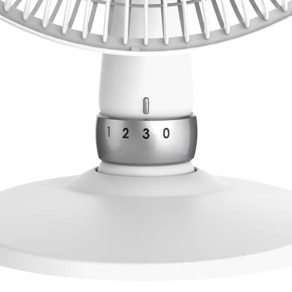 Lasko 12 in. Oscillating 3-Speed White Performance Table Fan with Tilt-Fan  Head D12225 - The Home Depot