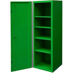 DX 19 in. 4-Shelf Side Locker Tool Chest in Green with Black Handle