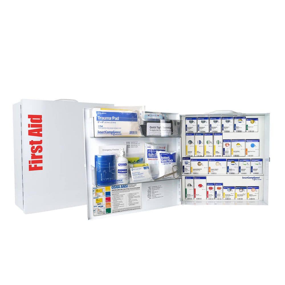 Smart Compliance 100-Person Large Metal First Aid Kit, ANSI 2021 B, 344-Piece price history on PriceWatchPro