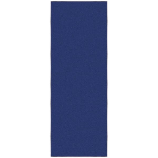 Ottomanson Ottohome Collection Non-Slip Rubberback Modern Solid Design 2x6 Indoor Runner Rug, 2 ft. 2 in. x 6 ft., Navy