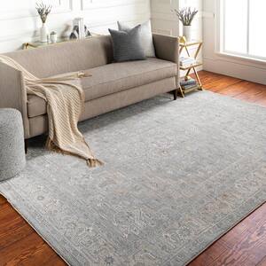 Shuri Light Gray 8 ft. Round Indoor Area Rug