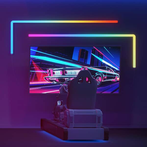 Govee Glide RGBIC 36-Watt Equivalent Smart Integrated LED Color