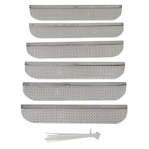 Bug Screen for RV Refrigerator Vent - Dometic with 8-1/8 in. Louver Opening (Pack of 6)