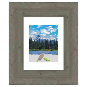 Fencepost Grey Wood Picture Frame Opening Size 11x14 in. (Matted To 8x10 in.)