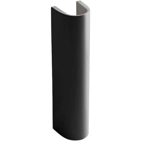 Have a question about KOHLER Veer Vitreous China Pedestal in Black Black? Pg 1 The Home Depot