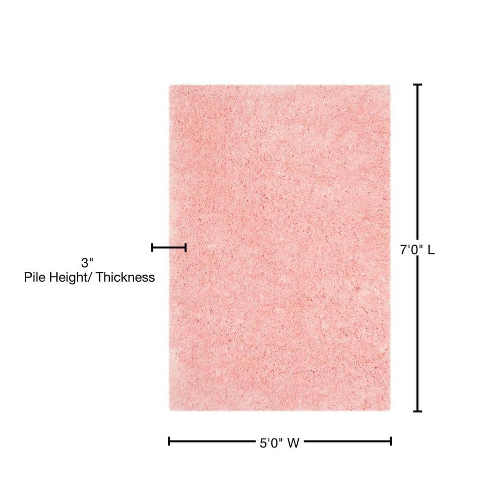 Ivory Hand-Tufted Shag Sheepskin 5' x 7' Rug