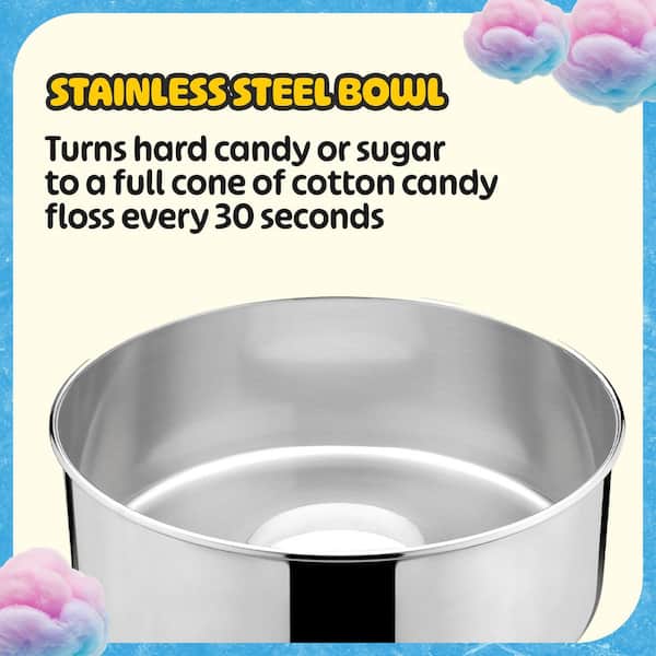 GREAT NORTHERN Blue Flufftastic Commercial Cotton Candy Machine