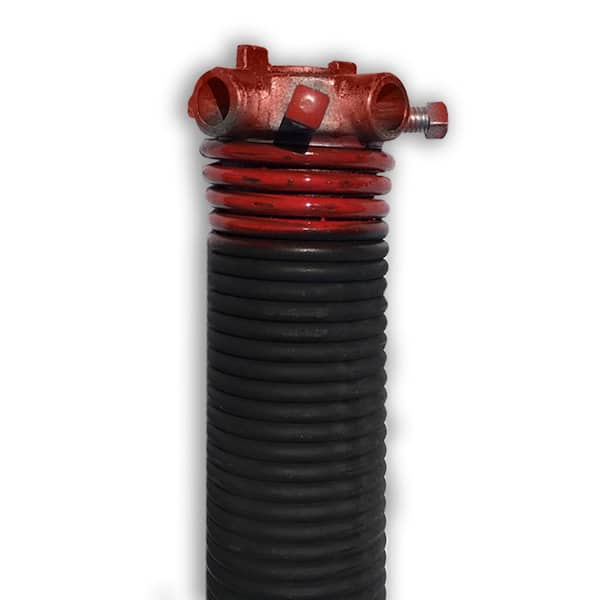 DURA-LIFT 0.225 in. Wire x 2 in. D x 27 in. L Torsion Spring in Red Right Wound for Sectional Garage Doors