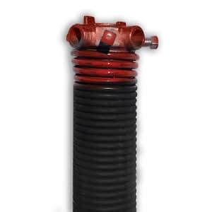 0.225 in. Wire x 2 in. D x 27 in. L Torsion Spring in Red Right Wound for Sectional Garage Doors