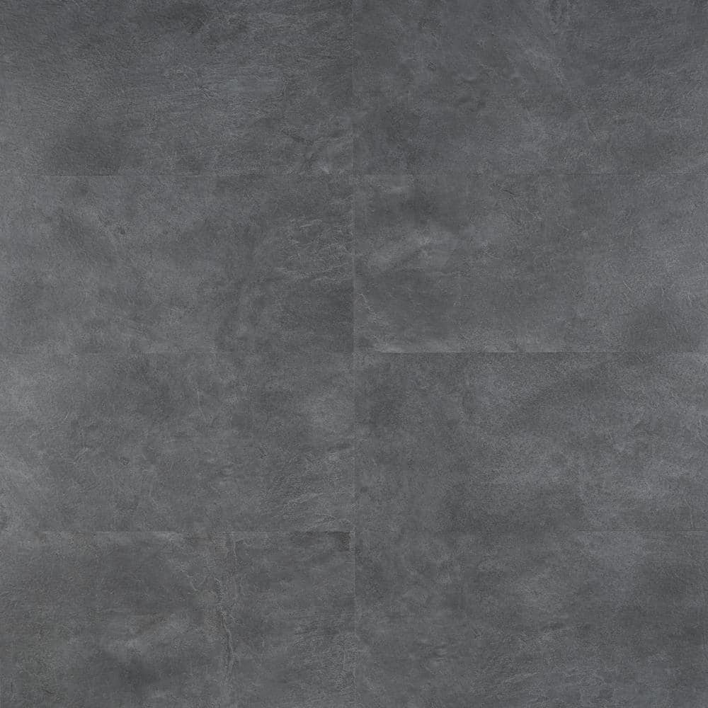Ivy Hill Tile Cippia Slate Black 28 MIL x 12 in. W x 24 in. L