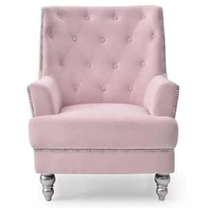 Pamona Pink Upholstered Accent Chair