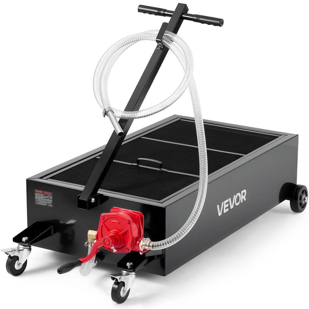 Low Profile Oil Drain Pan, 25 Gal. Capacity, Rolling Oil Drain Pan with Manual Pump, 7.2 ft. Hose & T Folding Handle price history on PriceWatchPro