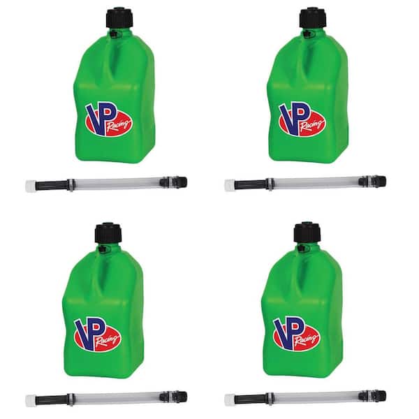 Unbranded 5 Gal. Motorsport Racing Liquid Can (4-Pack) and 14 in. Hose (4-Pack)