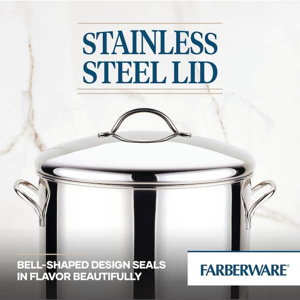 Farberware Classic Series 11 Quart Stockpot with Glass Lid