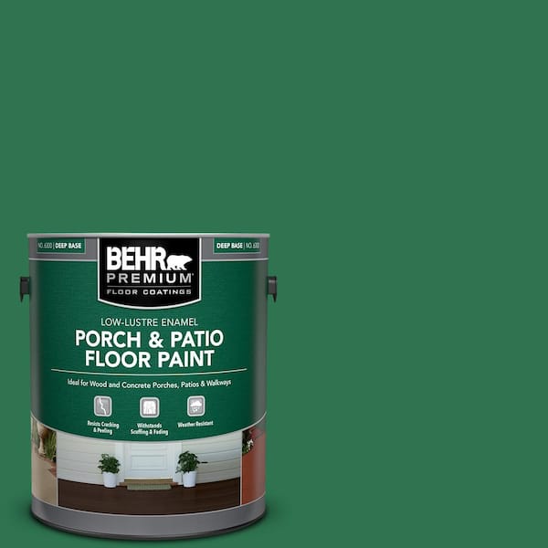 BEHR PREMIUM 1 gal. #P420-7 Crown Jewel Low-Lustre Enamel Interior/Exterior Porch and Patio Floor Paint