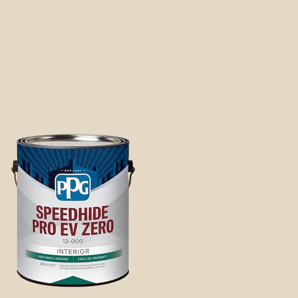 PPG Speedhide Pro EV Zero 1 gal. PPG1085-2 Bone White Eggshell Interior Paint