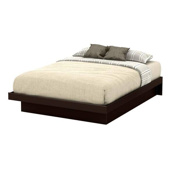 South Shore Basic Queen-Size Platform Bed in Chocolate