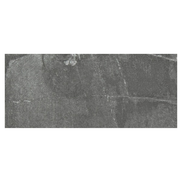 11in x 4. 5in Vinyl Wall Tile Sample in Cracked Slate