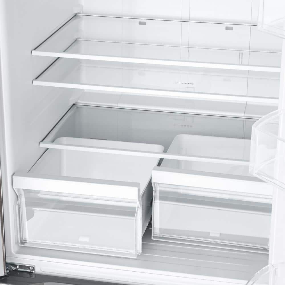 30-Inch Stainless Steel French Door Refrigerator with Dual Freezer Drawers