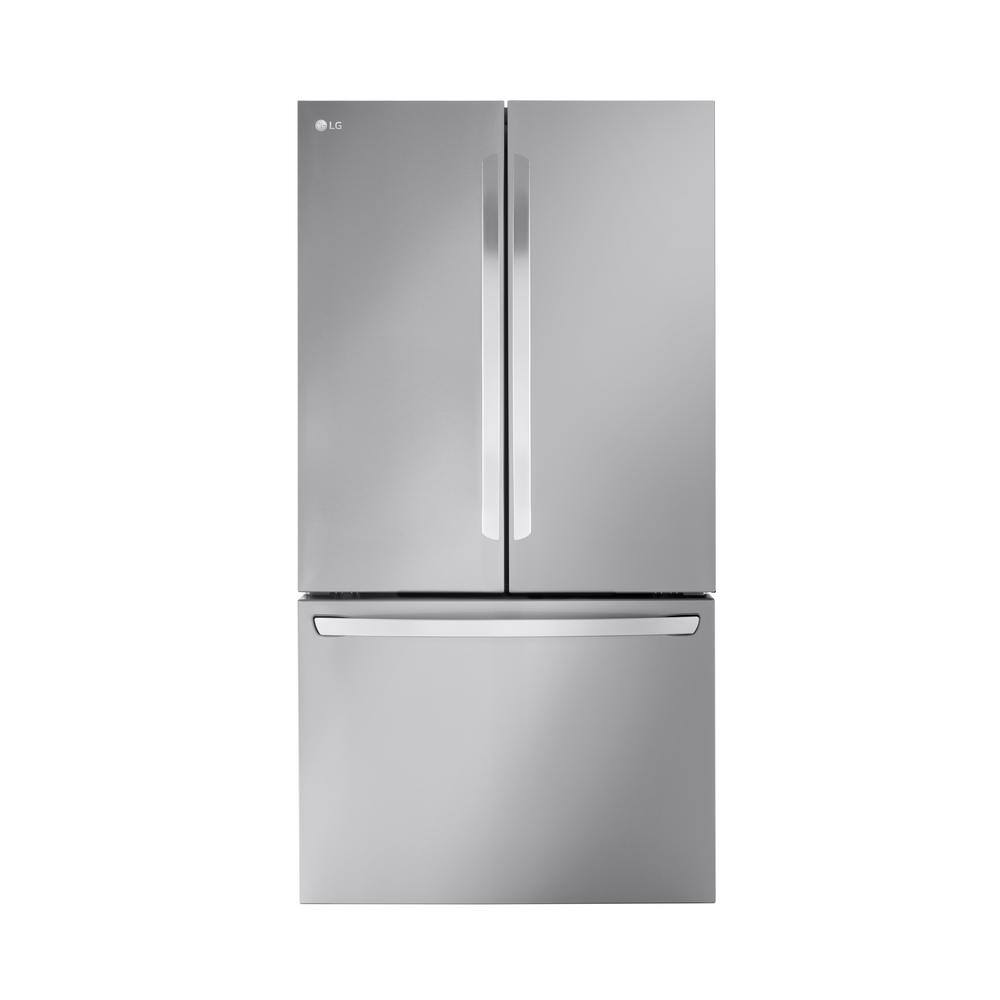 27 Cu. Ft. Stainless Steel Smart French Door Refrigerator with Ice Maker