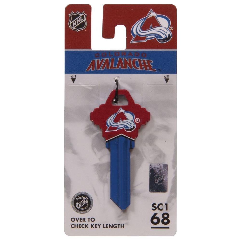 Colorado Avalanche Key Blanks at