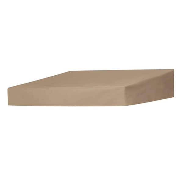 Door Canopy in a Box 6 ft. Classic Non-Retractable Door Canopy (50 in. Projection) in Sand