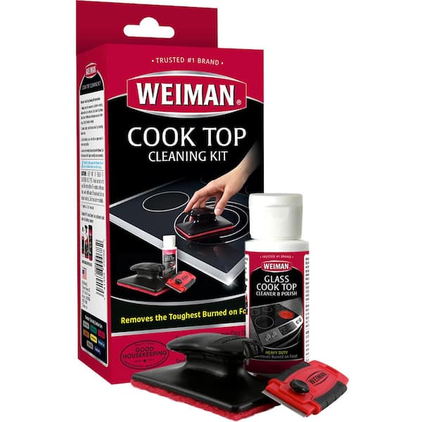 Weiman 2 oz. Glass Cook Top Cleaning Kit (2-Pack) 98A - The Home Depot