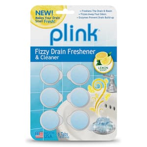 Fizzy 6-Count Lemon Scent Drain Freshener and Cleaner