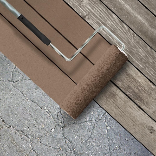 5 gal. #SC-147 Castle Gray Low-Lustre Enamel Interior/Exterior Porch and Patio Floor Paint