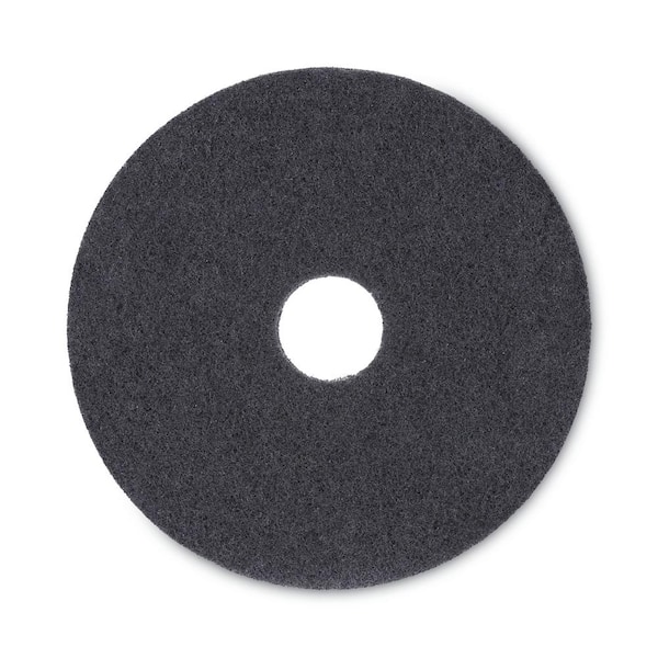 Boardwalk 16 in. Dia Black Stripping Floor Pads (5-Pack)
