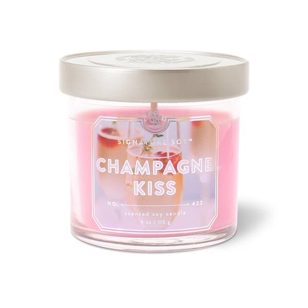 Signature Soy 4 fl. oz. Champagne Kiss Lidded Scented Candle 1-Pack