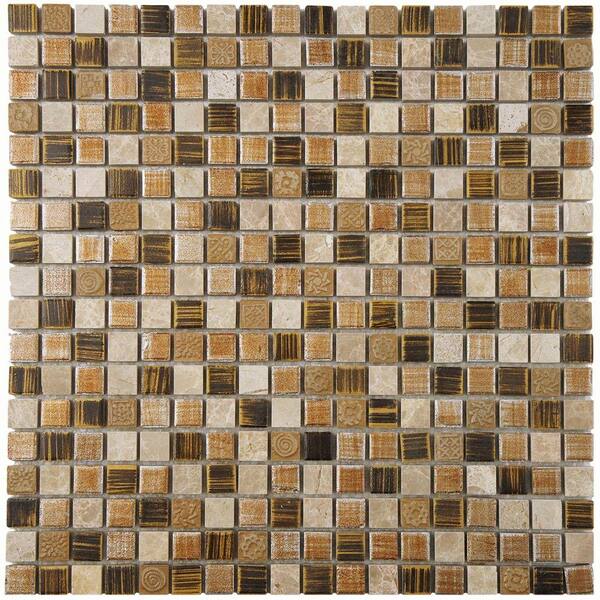 Merola Tile Pangea Zealandia 11-3/4 in. x 11-3/4 in. x 8 mm Porcelain Mosaic Tile
