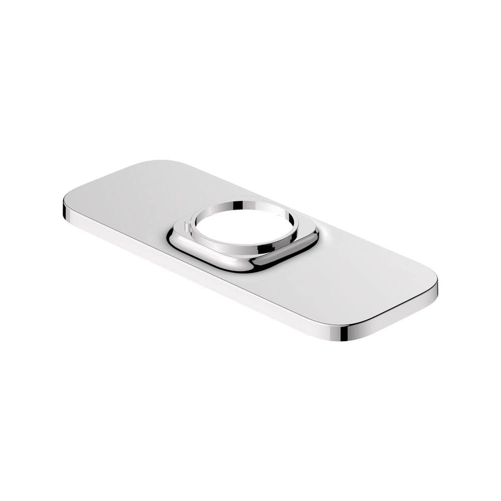 Cubeo Single Hole Metal Escutcheon Plate in Starlight Chrome (1-Pack) price history on PriceWatchPro