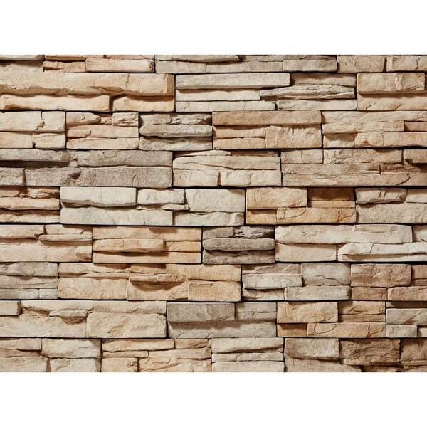 ClipStone Tan ProStack 12 in. W Tan Manufactured Stone Veneer