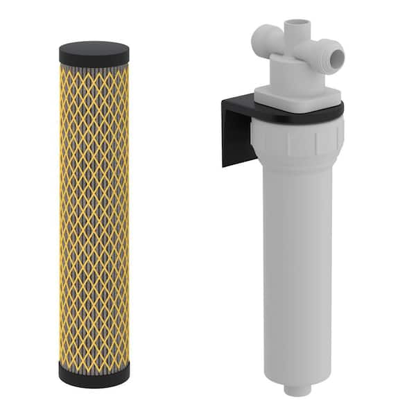 PERRIN & ROWE 11.75 in. H Under Sink Hot Water Filtration System with Cartridge