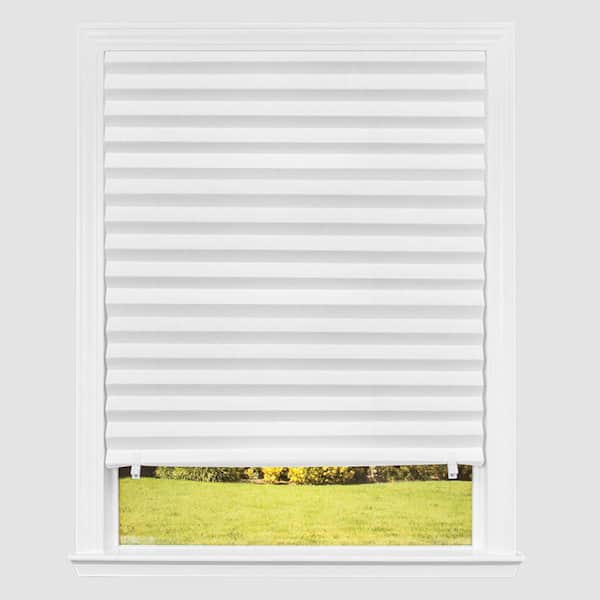 Redi Shade White Paper Light Filtering Cordless Window Shade - 48 in. W x 72 in. L