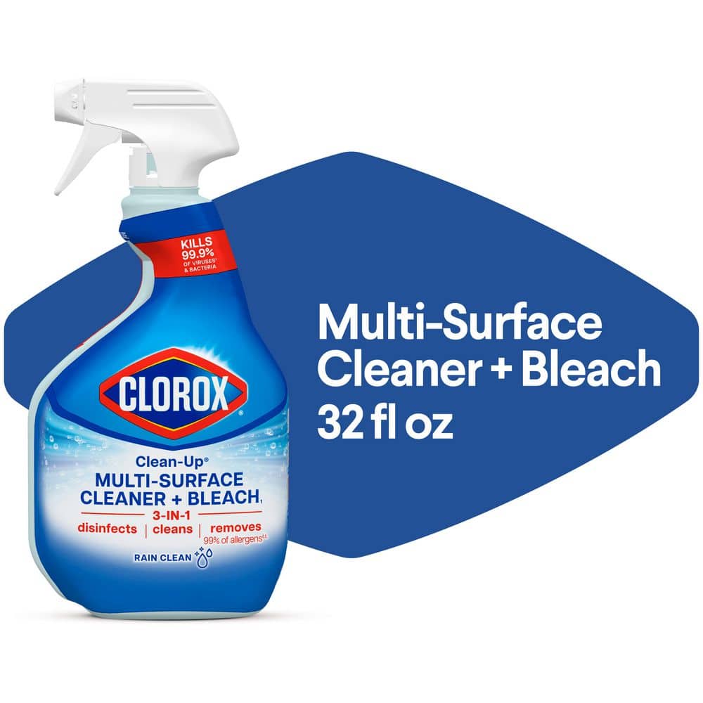 Clorox Clean-Up Kitchen & Bathroom Disinfectant, Multi-Purpose Cleaner with Bleach, 32 oz. Spray Clorox Clean-Up Kitchen & Bathroom Disinfectant, Multi-Purpose Cleaner with Bleach, 32 oz. Spray