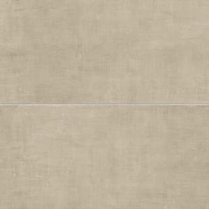 Unico Sand 24 in. x 48 in. Concrete Look Porcelain Floor and Wall Tile (15.50 sq. ft./Case)