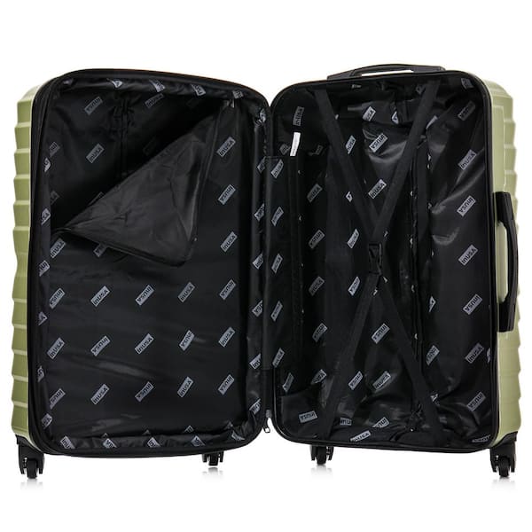 InUSA Aurum Lightweight 32 in. Green Hard side Spinner Luggage